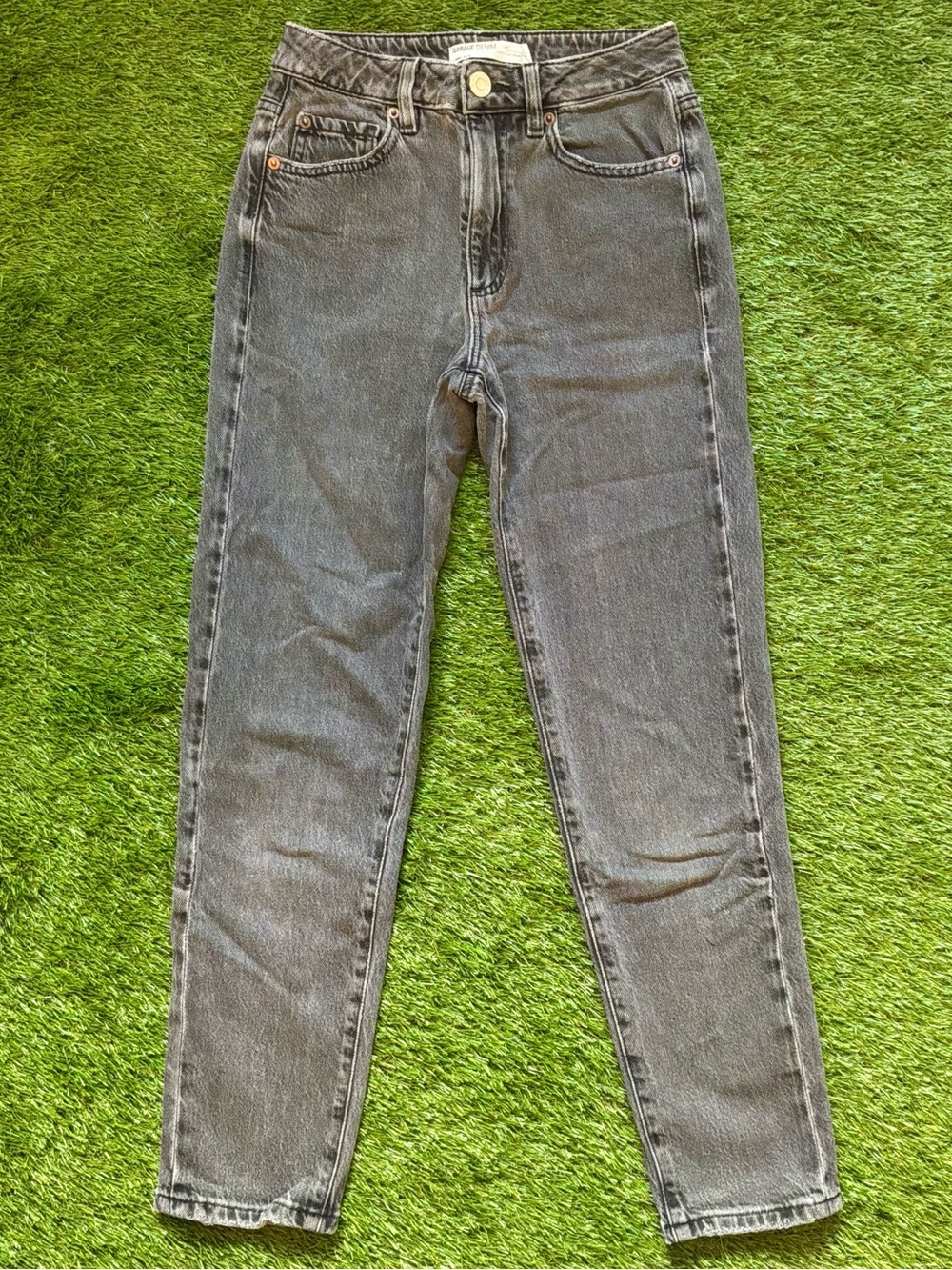 Garage Mom Jeans Washed Black Size 0
